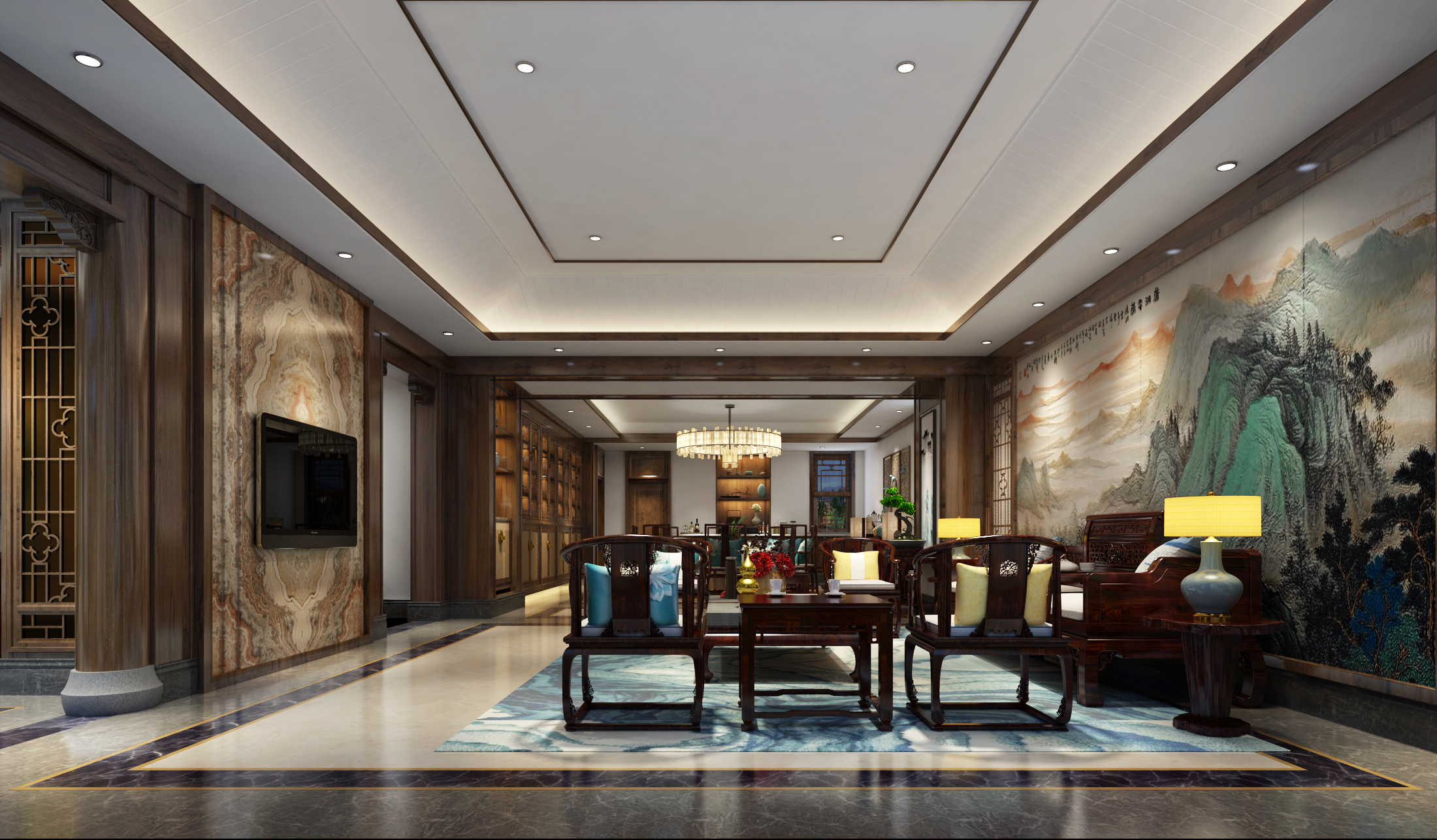 四合院客廳設計效果 秋季四合院裝修,一定要注意一些季節(jié)的影響。